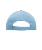 Yüksek Kaliteli %100 Pamuk Gabardin 5 Panel Şapka – Açık Mavi - Görsel 4