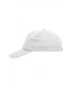 Yüksek Kaliteli %100 Pamuk Gabardin 5 Panel Şapka – Beyaz - Görsel 2