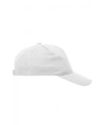 Yüksek Kaliteli %100 Pamuk Gabardin 5 Panel Şapka – Beyaz - Görsel 3