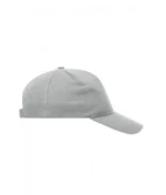 Yüksek Kaliteli %100 Pamuk Gabardin 5 Panel Şapka – Gri - Görsel 3