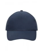 Yüksek Kaliteli %100 Pamuk Gabardin 5 Panel Şapka – Lacivert