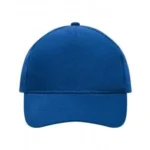 Yüksek Kaliteli %100 Pamuk Gabardin 5 Panel Şapka – Mavi