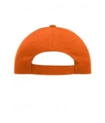 Yüksek Kaliteli %100 Pamuk Gabardin 5 Panel Şapka – Turuncu - Görsel 4