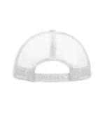 Yüksek Kaliteli Promosyon Fileli %100 Polyester 5 Panel Şapka – Beyaz - Görsel 4