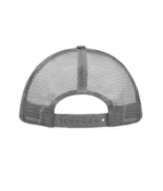 Yüksek Kaliteli Promosyon Fileli %100 Polyester 5 Panel Şapka – Gri - Görsel 4