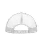 Yüksek Kaliteli Promosyon Fileli %100 Polyester 5 Panel Şapka – Kırmızı-Beyaz - Görsel 4
