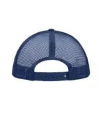 Yüksek Kaliteli Promosyon Fileli %100 Polyester 5 Panel Şapka – Lacivert - Görsel 4