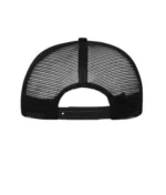 Yüksek Kaliteli Promosyon Fileli %100 Polyester 5 Panel Şapka – Sarı-Siyah - Görsel 4