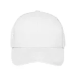 Yüksek Kaliteli Promosyon Fileli %100 Polyester 6 Panel Şapka – Beyaz