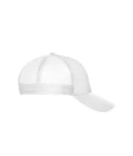 Yüksek Kaliteli Promosyon Fileli %100 Polyester 6 Panel Şapka – Beyaz - Görsel 3