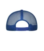 Yüksek Kaliteli Promosyon Fileli %100 Polyester 6 Panel Şapka – Beyaz-Mavi - Görsel 4