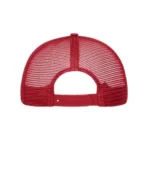 Yüksek Kaliteli Promosyon Fileli %100 Polyester 6 Panel Şapka – Kırmızı - Görsel 4
