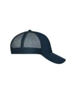 Yüksek Kaliteli Promosyon Fileli %100 Polyester 6 Panel Şapka – Lacivert - Görsel 3