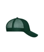 Yüksek Kaliteli Promosyon Fileli %100 Polyester 6 Panel Şapka – Yeşil - Görsel 3