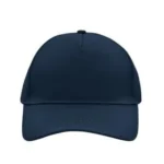 Yüksek Kaliteli Promosyon %100 Polyester 5 Panel Şapka – Lacivert