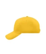 Yüksek Kaliteli Promosyon %100 Polyester 5 Panel Şapka – Sarı - Görsel 2