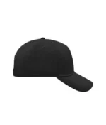 Yüksek Kaliteli Promosyon %100 Polyester 5 Panel Şapka – Siyah - Görsel 3
