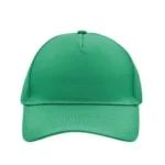 Yüksek Kaliteli Promosyon %100 Polyester 5 Panel Şapka – Yeşil