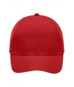 Yüksek Kaliteli Promosyon %100 Polyester 6 Panel Şapka – Kırmızı