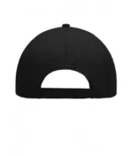 Yüksek Kaliteli Promosyon %100 Polyester 6 Panel Şapka – Siyah - Görsel 4