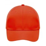 Yüksek Kaliteli Promosyon %100 Polyester 6 Panel Şapka – Turuncu