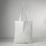 Standart Uzun Kulplu Kanvas Bez Çanta – Beyaz