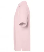 Polo Yaka Pamuk Tişört – Açık Pembe - Görsel 2