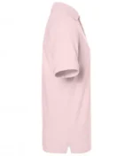 Polo Yaka Pamuk Tişört – Açık Pembe - Görsel 3