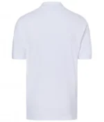 Polo Yaka Pamuk Tişört – Beyaz - Görsel 4