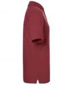 Polo Yaka Pamuk Tişört – Bordo - Görsel 3