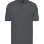 Polo Yaka Pamuk Tişört – Füme