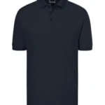 Polo Yaka Pamuk Tişört – Lacivert