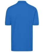 Polo Yaka Pamuk Tişört – Mavi - Görsel 4