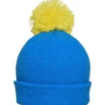 Püsküllü Bere – Mavi / Sarı