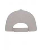 Yüksek Kaliteli %100 Pamuk Gabardin 5 Panel Sandwich Şapka – Gri Siyah - Görsel 4