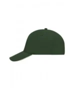 Yüksek Kaliteli %100 Pamuk Gabardin 5 Panel Sandwich Şapka – Yeşil Beyaz - Görsel 2