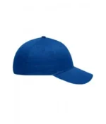 Yüksek Kaliteli %100 Pamuk Gabardin 6 Panel Sandwich Şapka – Mavi Beyaz - Görsel 3