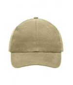Yüksek Kaliteli %100 Pamuk Gabardin 6 Panel Şapka – Bej