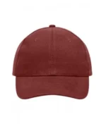 Yüksek Kaliteli %100 Pamuk Gabardin 6 Panel Şapka – Bordo
