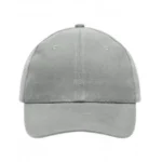 Yüksek Kaliteli %100 Pamuk Gabardin 6 Panel Şapka – Gri