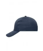 Yüksek Kaliteli %100 Pamuk Gabardin 6 Panel Şapka – Lacivert - Görsel 2