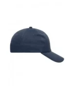 Yüksek Kaliteli %100 Pamuk Gabardin 6 Panel Şapka – Lacivert - Görsel 3