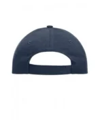 Yüksek Kaliteli %100 Pamuk Gabardin 6 Panel Şapka – Lacivert - Görsel 4