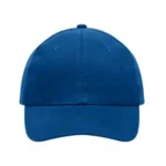 Yüksek Kaliteli %100 Pamuk Gabardin 6 Panel Şapka – Mavi