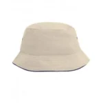 Yüksek Kaliteli %100 Pamuk Gabardin Fötr Şapka – Kirli Beyaz