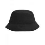 Yüksek Kaliteli %100 Pamuk Gabardin Fötr Şapka – Siyah