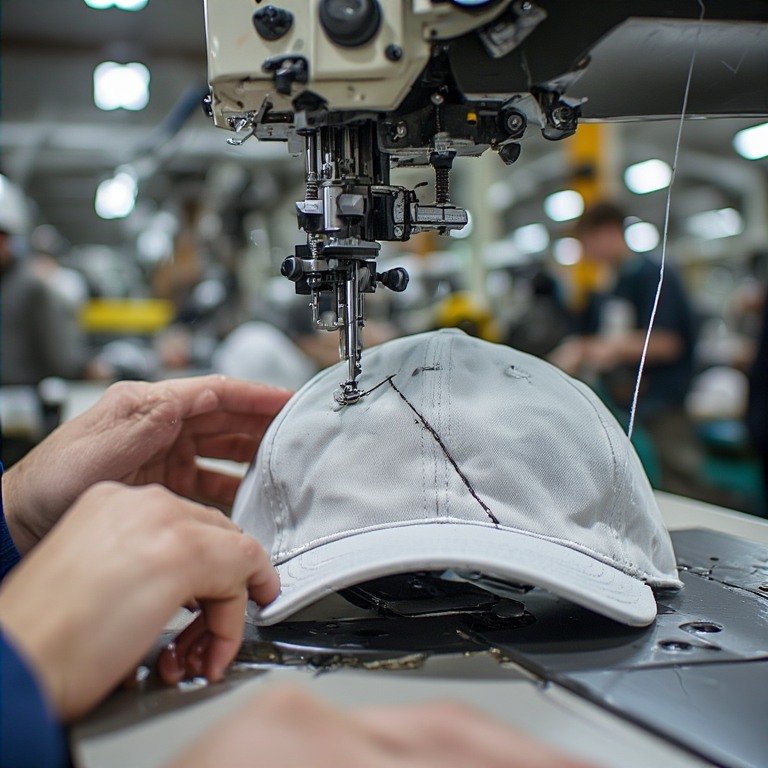 Promosyon şapka imalatçıları için kaliteli kumaş seçimi ve dikiş detayları.