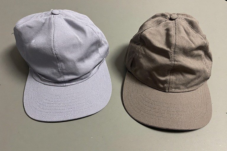 5 panel şapka ve 6 panel şapka yan yana karşılaştırma