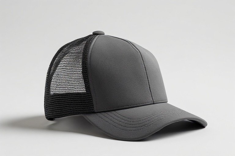 Fileli arka panele sahip trucker şapka